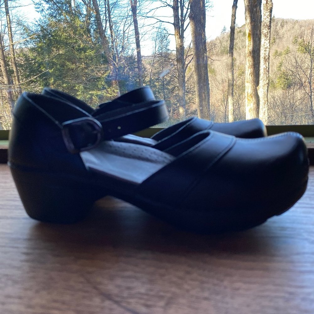 Worn Once DANSKO Black Maryjane Clog Shoes - Size 36